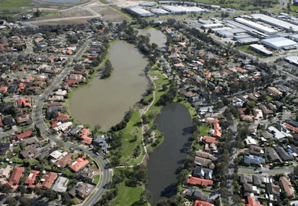 rowville from above