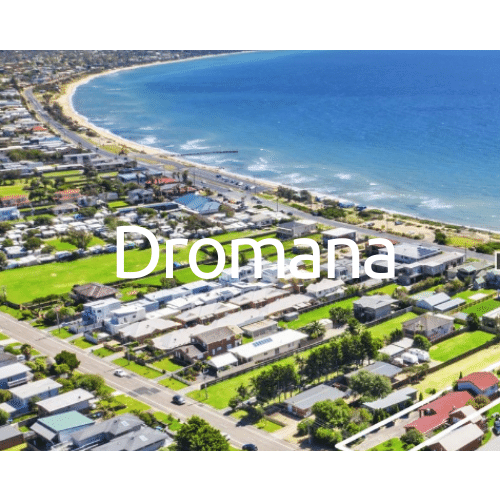 Dromana Roofing, aerial view if Dromana