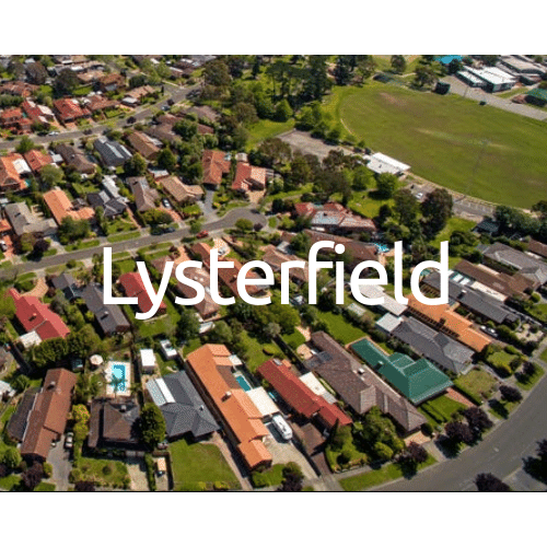 Lysterfield Roofing, aerial view of Lysterfield